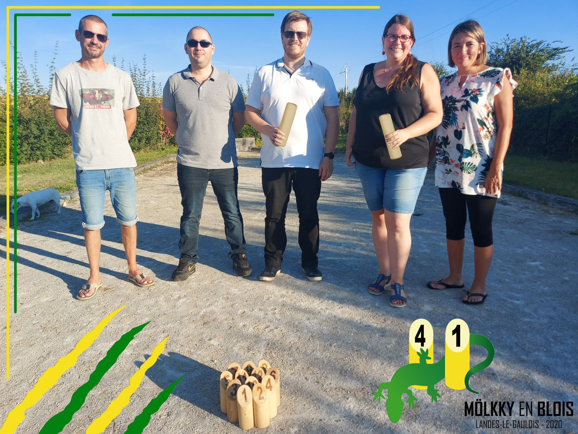 Les débuts du Mölkky en Blois