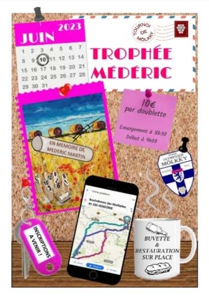 Affiche Trophée Médéric 2023