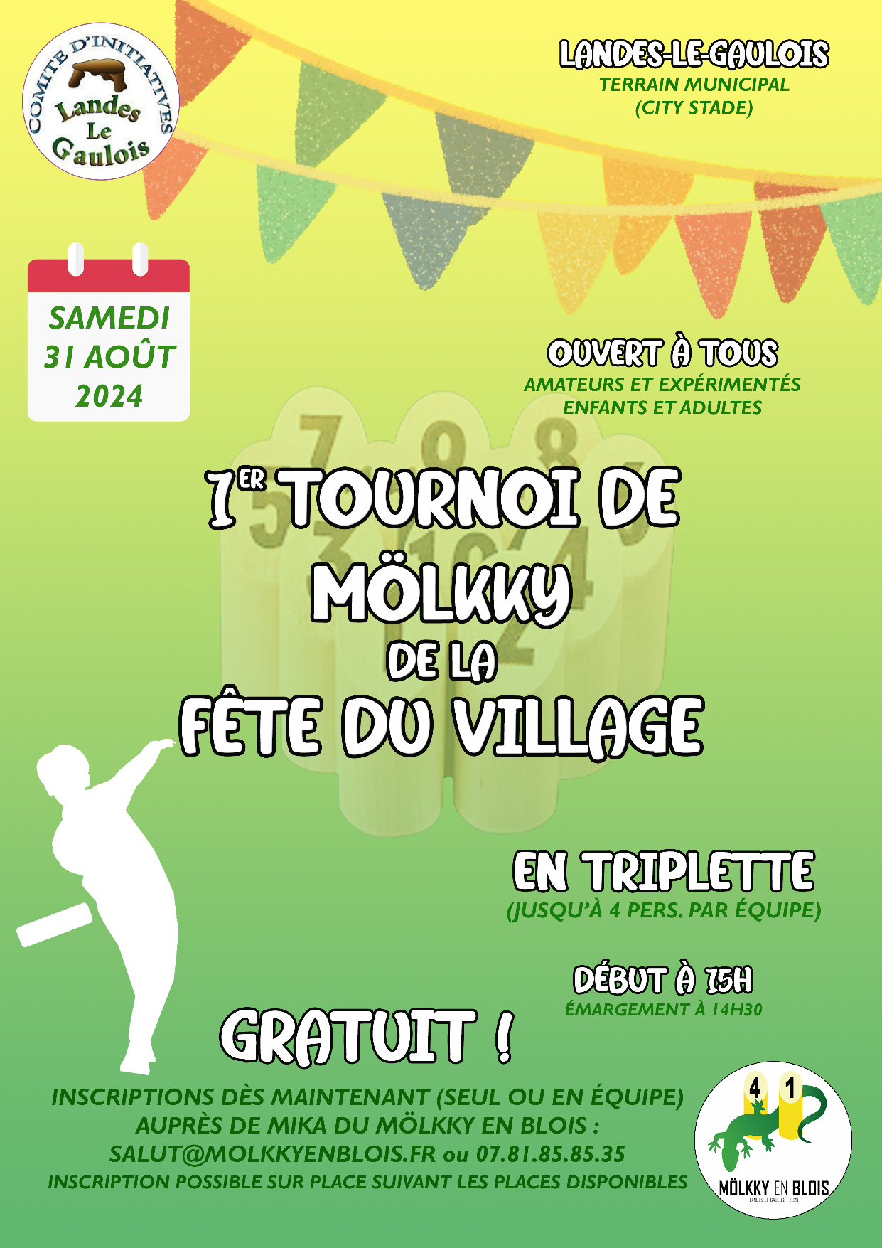 Affiche 1er Fête du Village 2024