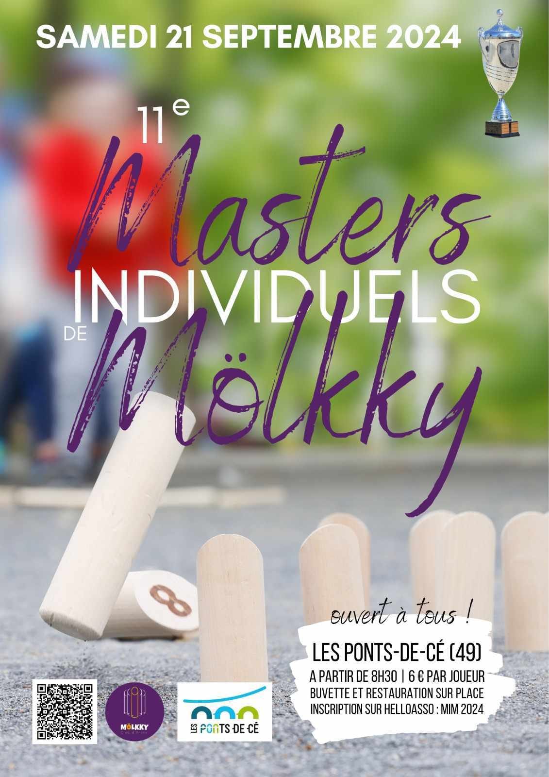 Affiche Master Individuel de Mölkky 2024