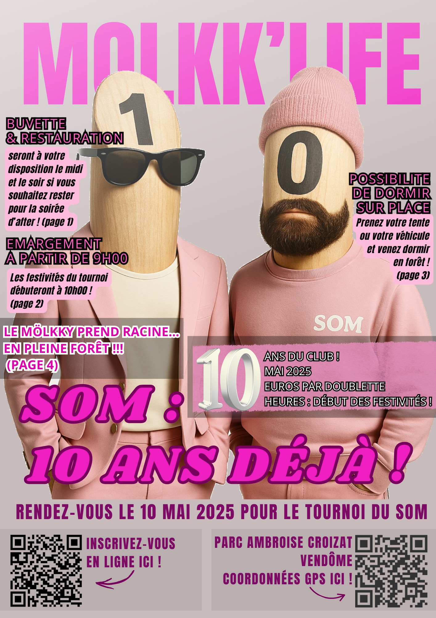 Affiche Tournoi des 10 ans du SOM