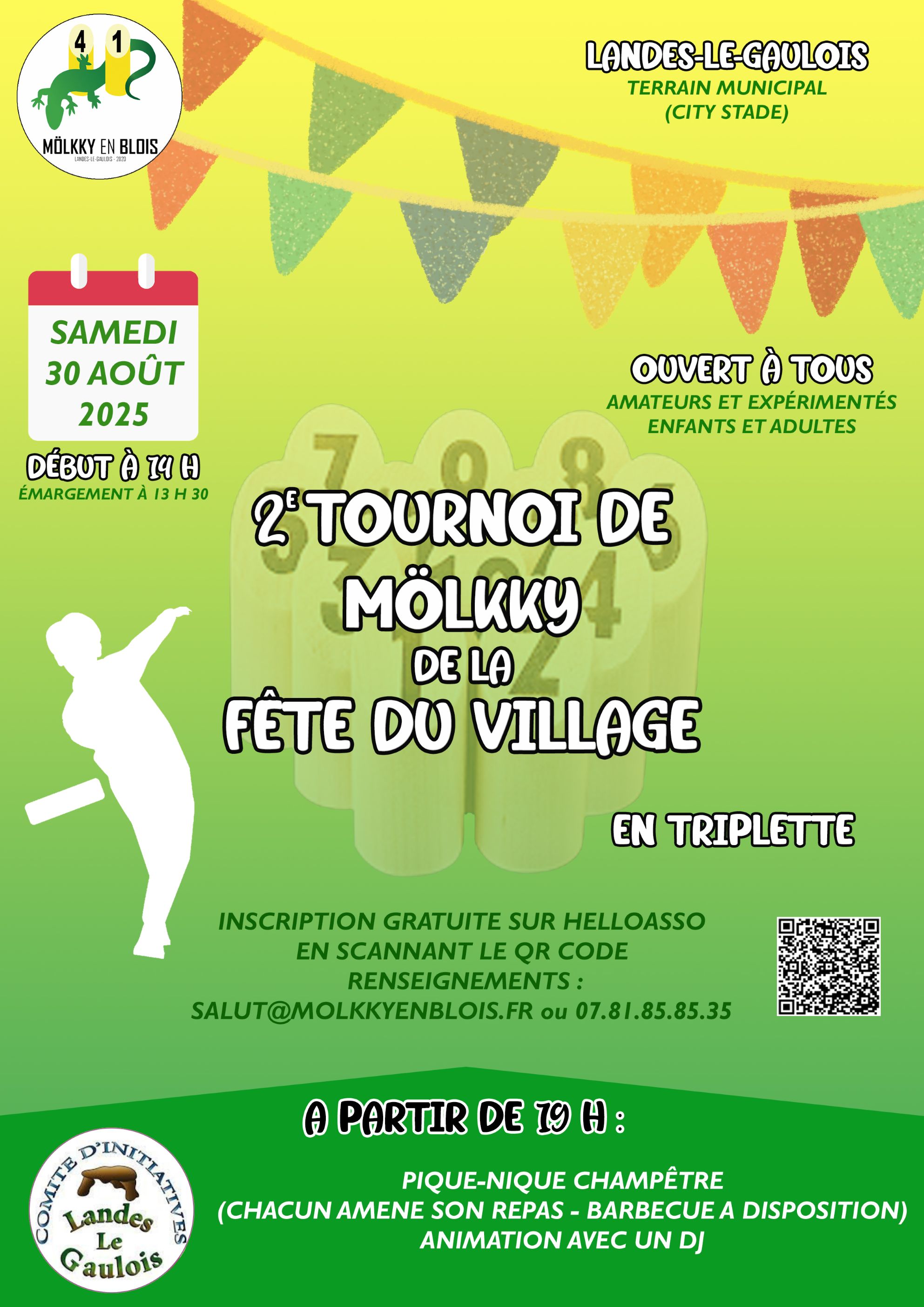 Affiche 2e Fête du Village 2025