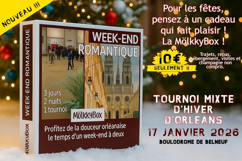 Affiche Tournoi mixte d'hiver ASPTT Orléans 2026