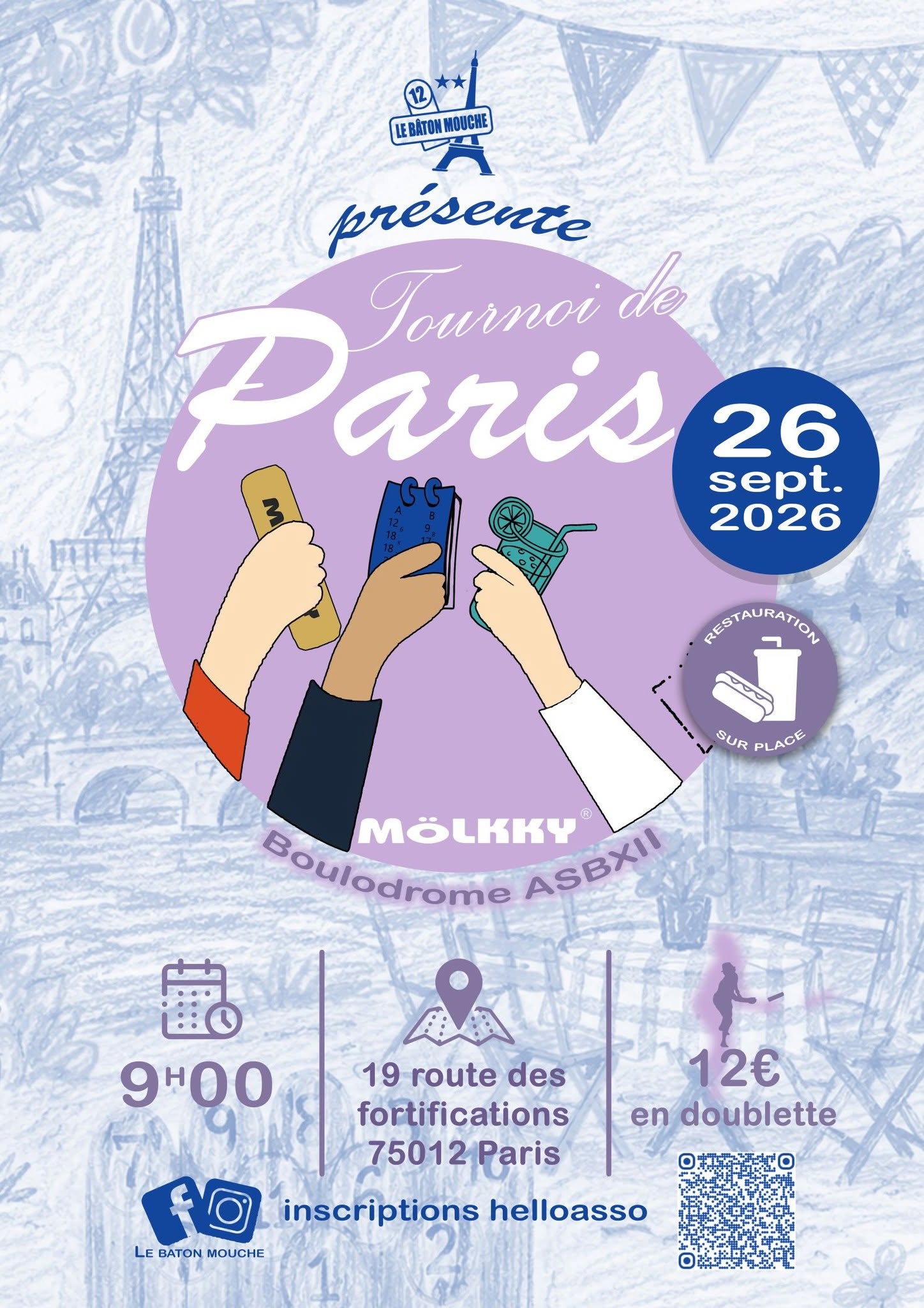 Affiche Tournoi de Paris 2026